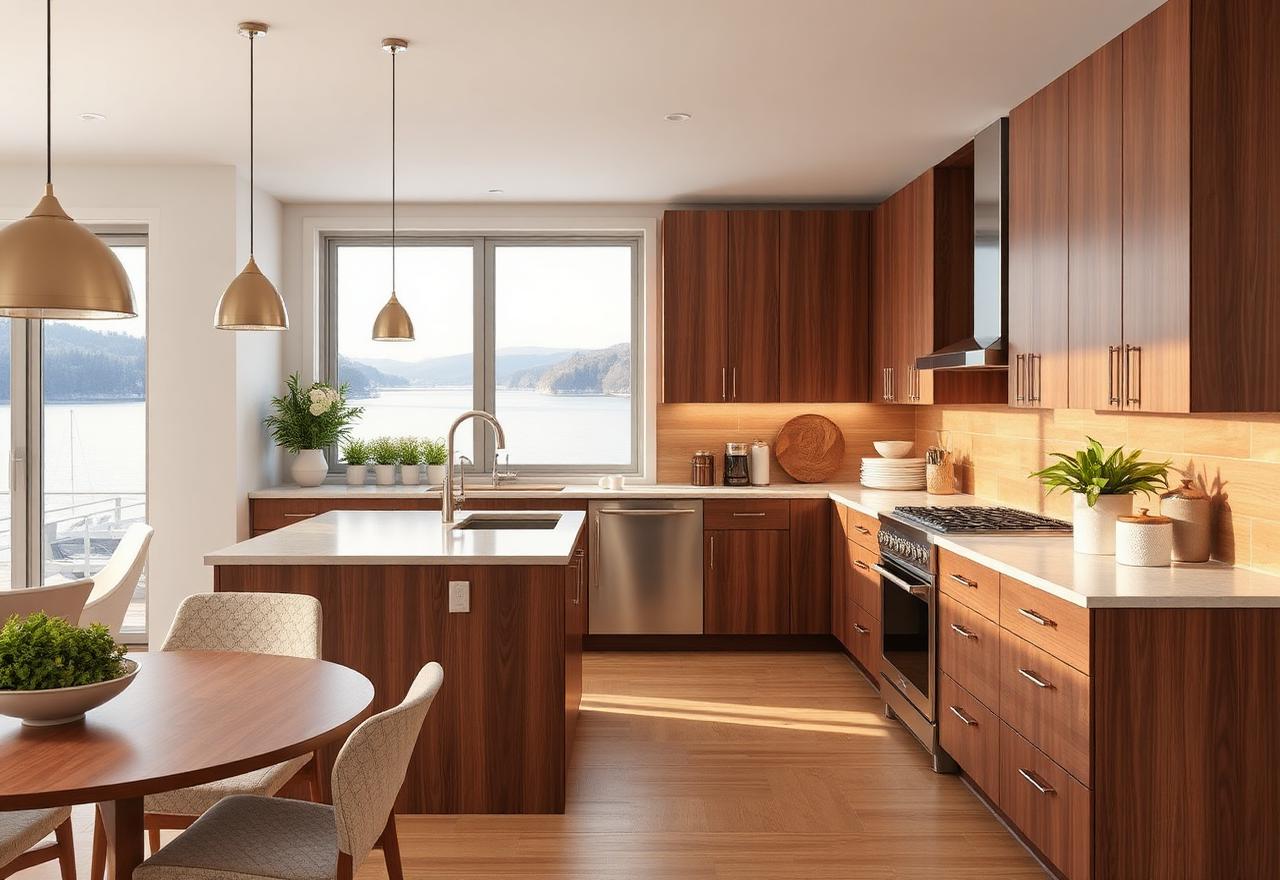 Photorealistic cabinetry rendering
